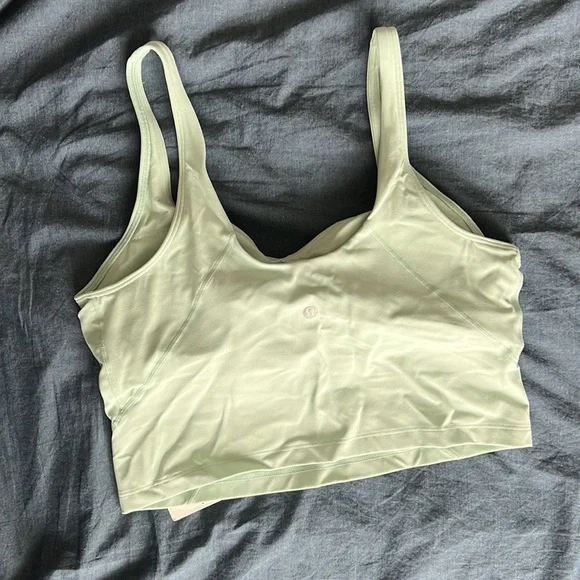 Unavailable Color!! Lululemon align tank delicate mint, size 12 - Picture 10 of 11